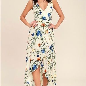 Floral Wrap Dress